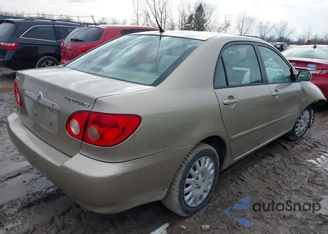 2006 Toyota Corolla Le из США, поврежденный, VIN 2T1BR32E86C610414